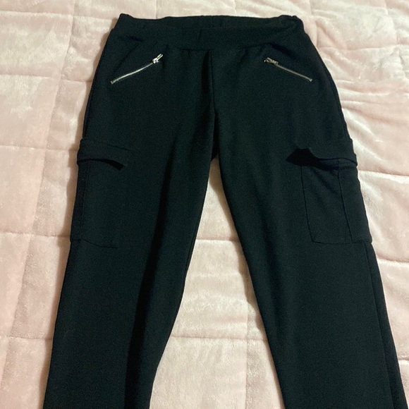 Black Cotton leggings. Size x small. - Picture 1 of 1